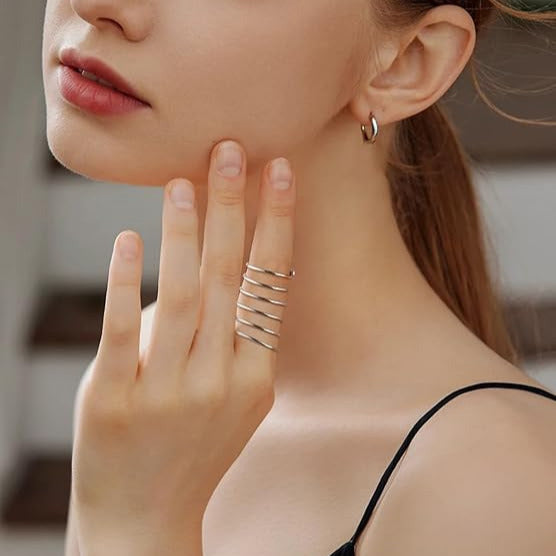 925 Silver Ring – Spiral Design