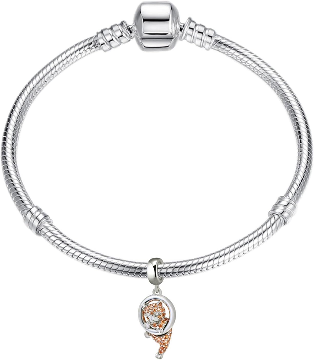 Szczęśliwy Charms 925 Srebro z Zawieszką Zwierzątko do Bransoletki Pandora