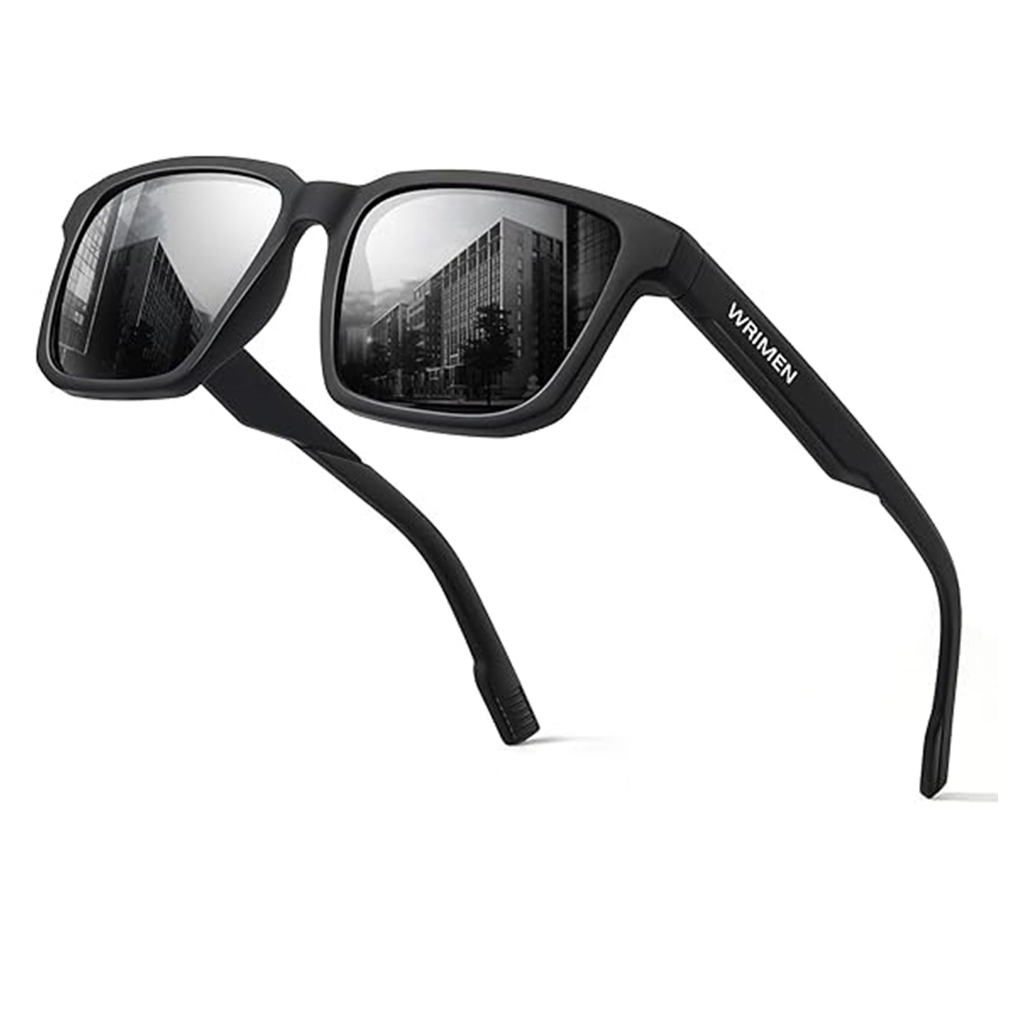 Wrimen Unisex Polarized Sunglasses – Full Screen, UV400 Protection