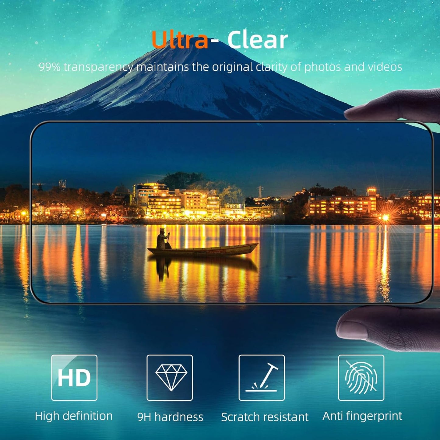 2x 9H Privacy Glass for Samsung S25 – Anti-Spy & Full Protection