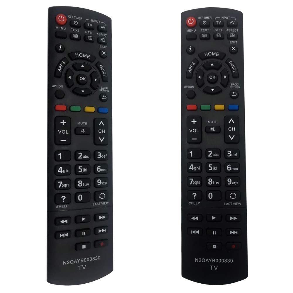 Replacement Remote Control FOXRMT N2QAYB000830 for Panasonic – Suitable for Panasonic Smart TV, Model TX-L32EN63 and More