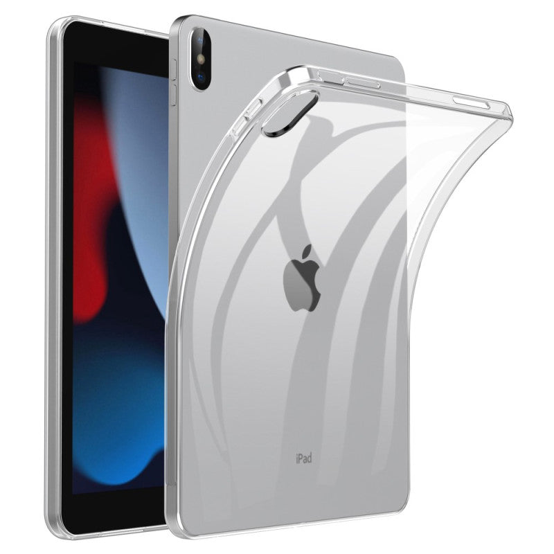 Clear Case for iPad Air 10.9" - Flexible TPU Silicone Case with Airbag Shock Protection, Scratch-resistant and Non-yellowing