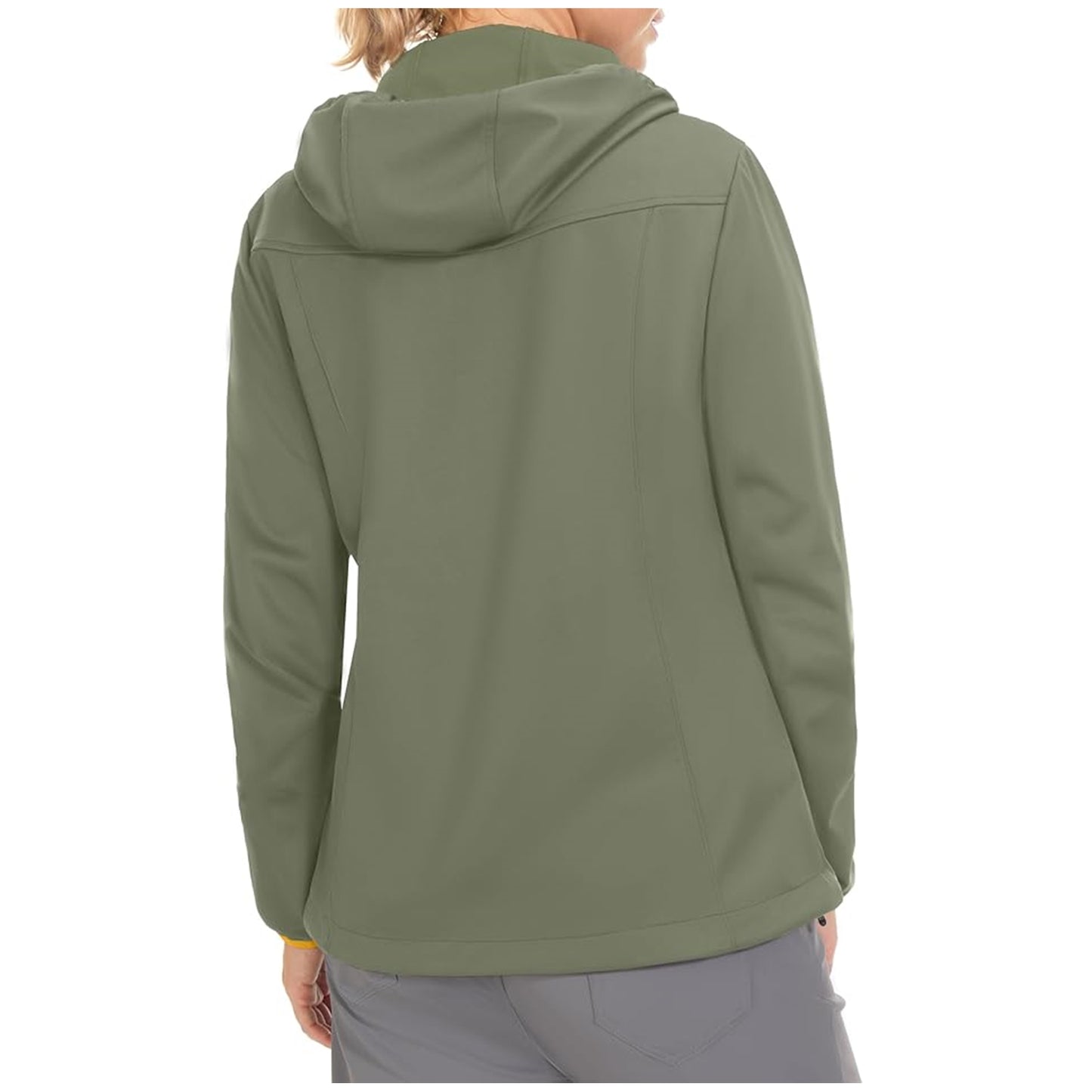 Women's Softshell Hooded Jacket - Lightweight, Water-Repellent and Windproof, | Little Donkey Andy