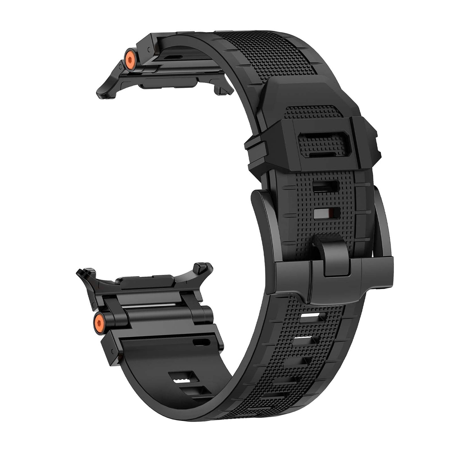 Compatible Strap for Samsung Galaxy Watch Ultra 47mm – Sporty Silicone Watch Strap for Men with Durable Design and Stainless Steel Metal Connector