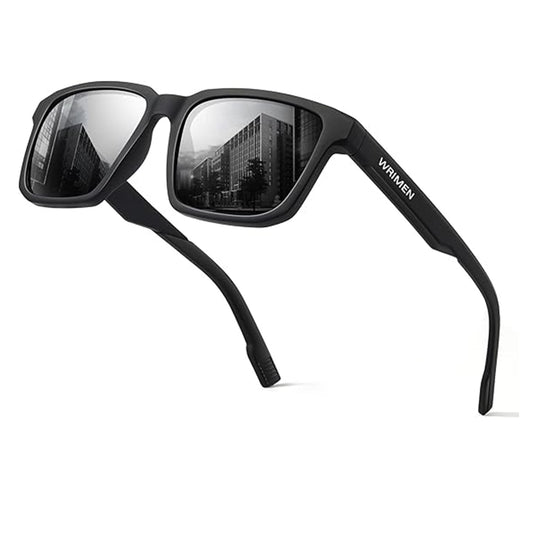 Wrimen Unisex Polarized Sunglasses – Full Screen, UV400 Protection