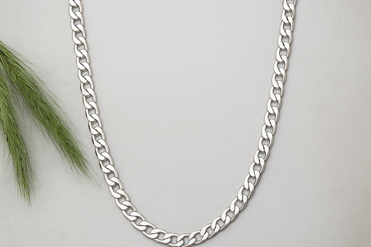 Łańcuszek srebrny 925 – model Classic Curb, 18,56 g, 60 cm, szerokość 5 mm