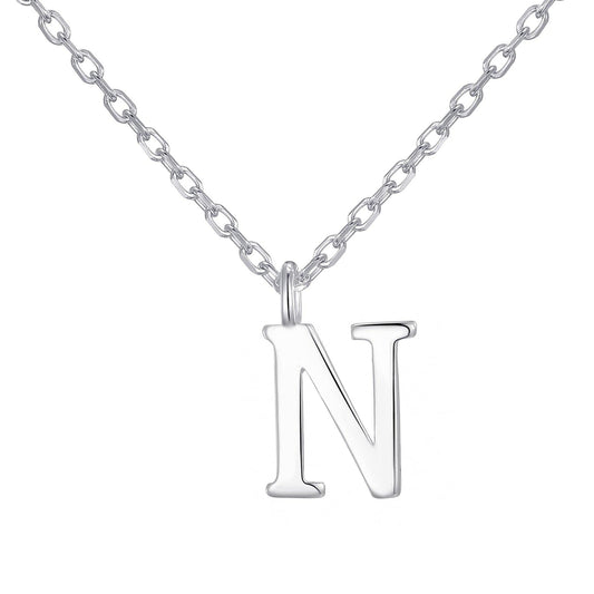 Ketting met initiaal ‘N’ van 925 zilver – 2,61g, stijlvol en persoonlijk