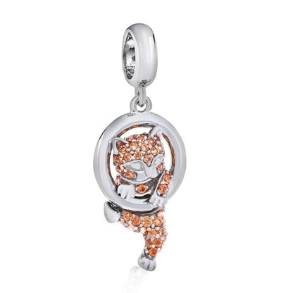 Szczęśliwy Charms 925 Srebro z Zawieszką Zwierzątko do Bransoletki Pandora