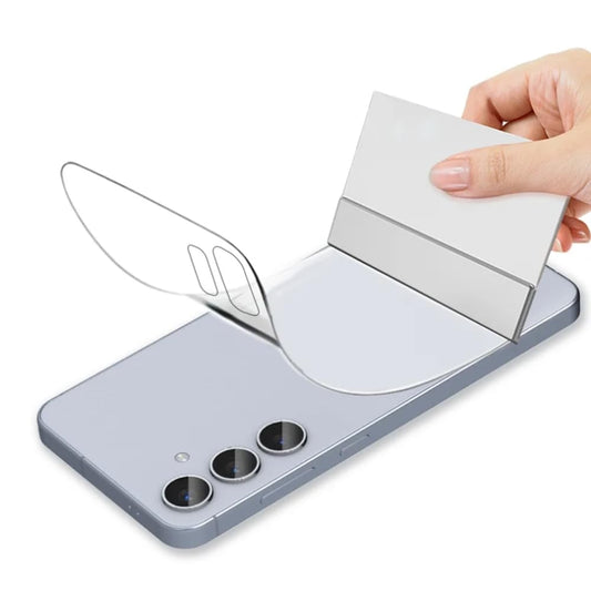 Set van 2 hydrogel achterfolies voor Samsung Galaxy S25, S25+ / Plus, S25 Ultra – flexibele TPU, anti-reflectie, transparant, hoge gevoeligheid