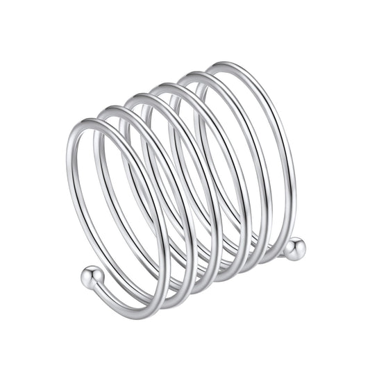 925 Zilveren Ring – Spiraaldesign