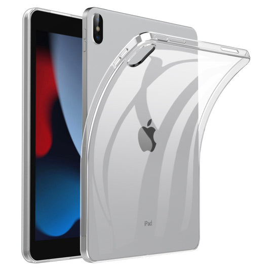 Transparante hoes voor iPad Air 10.9" – flexibele TPU siliconen hoes met airbag-schokbescherming, krasbestendig en vergeelt niet