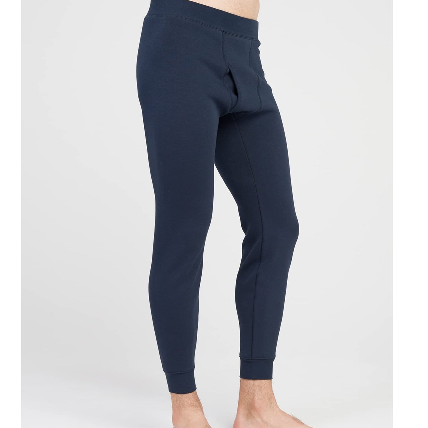 Set Lenjerie Termică Bărbați – Thermoflux M63, Fleece Interior, M, Albastru Închis