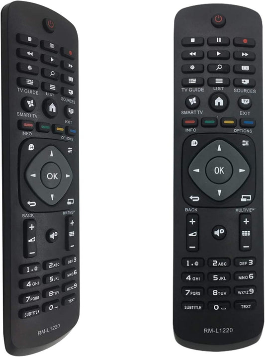 Vervangende afstandsbediening FOXRMT RM-L1220 compatibel met sommige Philips 4K UHD HDR Smart TV’s
