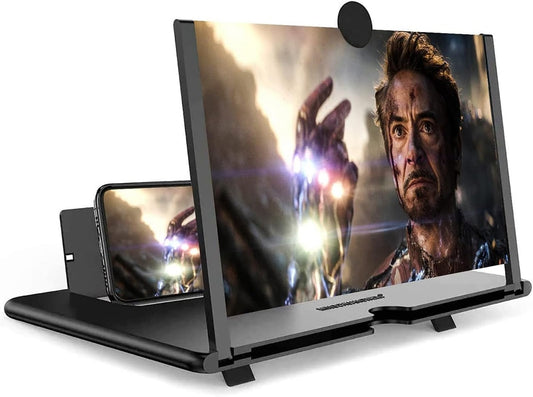 Telefoon Schermvergroter - 14 Inch   – 3D HD Vergrotingsscherm voor Films, Games en Video’s (Zwart)